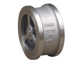 Wafer type lift check valve